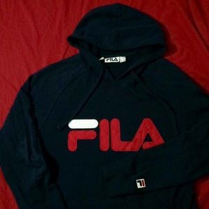 FILA Navy Blue Pullover Hoodie